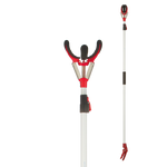 [HWASHIN] Fruit Picking Tongs S-730, 1.8~3.0M, 2-Step Length Adjustment, STEEL Core + Elastic Rubber Tongs, Ultra-light Aluminum Pole, Aluminum Handle, Harvesting Fruits - China OEM